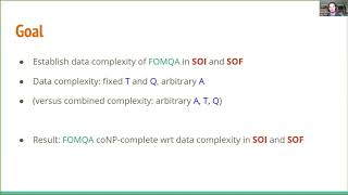 DL 2020  Data Complexity of Finite Query Entailment in Description Logics with Transitive Roles [upl. by Fredek]