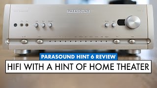 HIFI Power Amplifier for Home Theater Parasound Halo Hint 6 Review [upl. by Baggott]