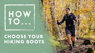 How to choose your hiking boots  Salomon HowTo [upl. by Hutson812]