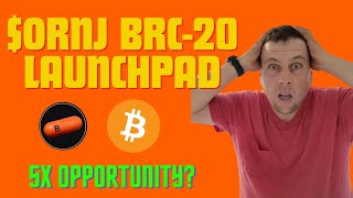 ORNJ BRC20 Utility token could be huge [upl. by Maurits]