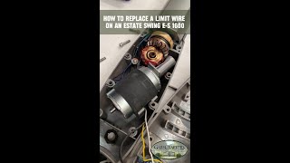 How to Replace a Limit Wire on an Estate Swing ES 1600 [upl. by Sillek868]