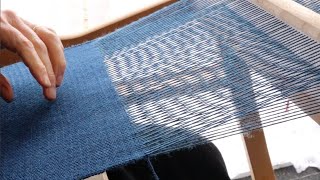 ASMR rigid heddle weaving no talking [upl. by Essa]