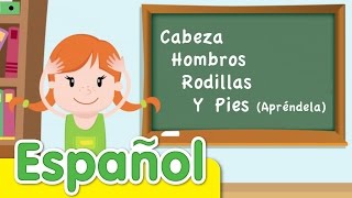 Cabeza Hombros Rodillas Y Pies Apréndela  Canciones Infantiles  Super Simple Español [upl. by Miles]