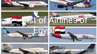 List of Airlines of Egypt  Aviation BD [upl. by Robb255]