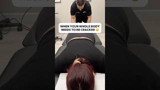 HER FIRST TIME GETTING CRACKED 😬 Part 1 chiropractor kingofcracks [upl. by Hannah877]