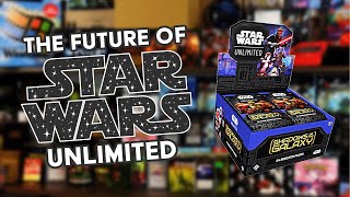 The Future of Star Wars Unlimited Shadows of the Galaxy Unboxing [upl. by Serafina]