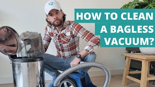 HOW TO CLEAN A BAGLESS VACUUM CLEANER STEP BY STEP [upl. by Macpherson53]