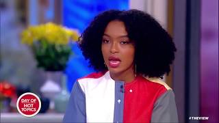 Yara Shahidi Speaks Out On Protests In Iran  The View [upl. by Juliet566]