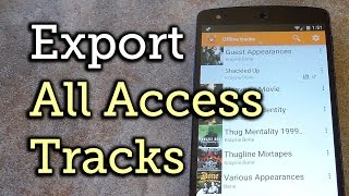 Download Songs from Google Play Music All Access for Offline Playback  Android HowTo [upl. by Amando]