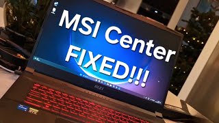 How to FIX MSI Center Wont InstallStart  SIMPLE SOLUTION [upl. by Errick648]