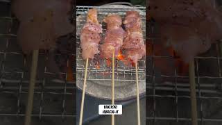 Would you cook chicken skewers like this 🔥🔥🔥 yakitori japan hibachi [upl. by Azilanna520]