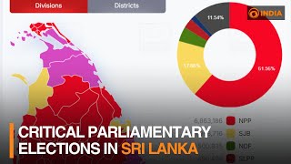 Critical parliamentary elections in Sri Lanka  DD India [upl. by Yroffej259]