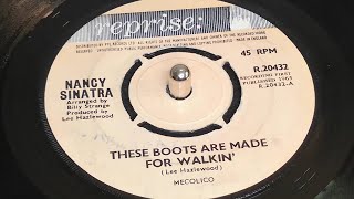 Nancy Sinatra  These Boots Are Made For Walkin 1965 7quot Single [upl. by Elfrieda499]