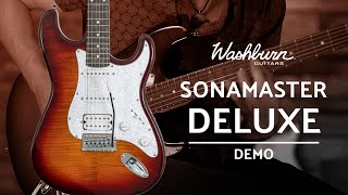 Washburn Sonamaster Deluxe  Pickup Demo [upl. by Hachman]