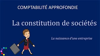 Comptabilisation de lapport en capital [upl. by Hittel936]