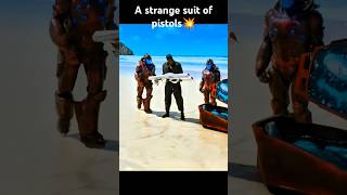 A strange suit of pistols 💥🔥 aquaman2 suit disney marvel marvelstudios [upl. by Yemiaj992]