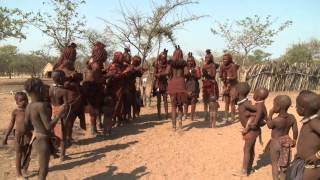 Kmen Himba  Namibie Afrika Hotelbusy Pangeo tours [upl. by Derreg]