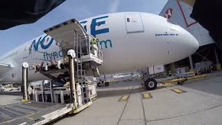 Ramp Agent POV  Norse Atlantic 787 load up amp pushback video [upl. by Nafets198]