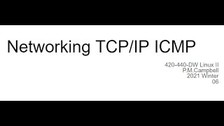 06 06 networking icmp using ping amp traceroute [upl. by Renie]