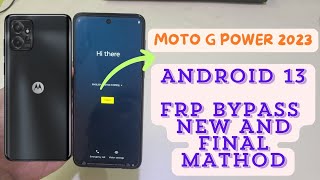 Moto G Power 2023 Frp Bypass Without Pc New Mathod [upl. by Esadnac]