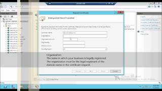 Part 2 SSL Certificate  How to Generate or Create CSR Certificate Signing Request in IIS 8 [upl. by Assile214]