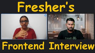 Freshers Frontend Interview  HTML CSS and JavaScript  ProCodrr Mock Interviews [upl. by Landahl]