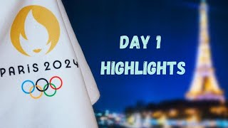 Olympic Medal Count Day 1 Highlights [upl. by Nireves]