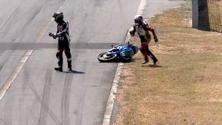 Fight during Costa Rica National Motorbike Championship [upl. by Marola408]