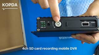 Shenzhen AHD Mobile DVR [upl. by Maiah]