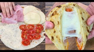 Piadina farcita il trucchetto per prepararla in soli 5 minuti [upl. by Arianie]