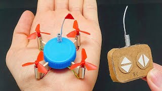 Jai Construit un DRONE Miniature à la maison IL FONCTIONNE 🚁🔥 [upl. by Enawd]