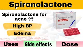 spironolactone 25 mg  spironolactone for acne  spironolactone side effects  aldactone 50 mg [upl. by Bonney]