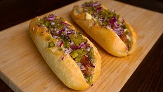 10 Minute Hot Dog  Easy and Delicious Recipe [upl. by Mozart]