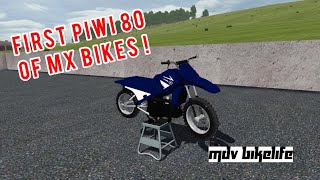 FIRST PIWI 80 ON MX BIKES [upl. by Atsillak367]