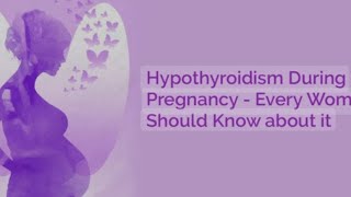 Hypothyroidism amp PregnancyTeluguDr Ashish Chauhan Consultant Apollo Hospitals Secunderabad India [upl. by Atlanta]