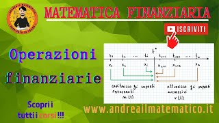 Operazioni Finanziarie MATEMATICA FINANZIARIA [upl. by Past]