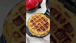 ¡Receta de waffles de plátano Shorts [upl. by Akeit]