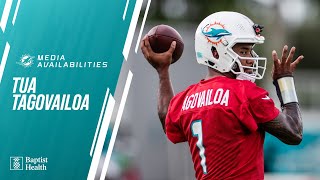 QB Tua Tagovailoa meets with the media  Miami Dolphins [upl. by Merriam180]