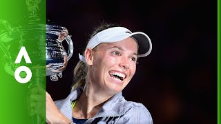 Caroline Wozniacki Womens Singles Championship ceremony  Australian Open 2018 [upl. by Gratianna221]