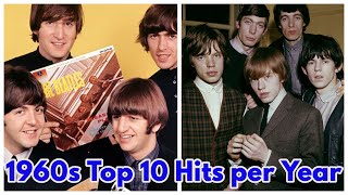 1960s Top 10 Songs Per Year [upl. by Juno]