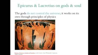 Epicurus and Lucretius on the gods and the soul [upl. by Ejroj]