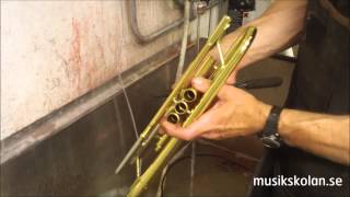 Rengör ditt brassinstrument Del 2 Tvätta ur instrumentet [upl. by Bernardo]