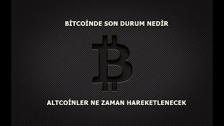 BİTCOİNDE SON DURUM NEDİR CANLI TEKNİK ANALİZ BİTCOİN [upl. by Orazio]