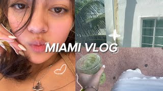 MIAMI VLOG  food beach travel [upl. by Nauquf]