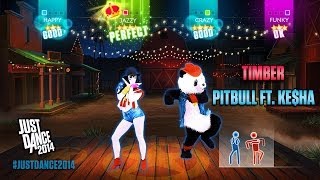 Pitbull ft Keha  Timber  Just Dance 2014  DLC Gameplay [upl. by Eylsel]