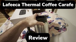 Lafeeca Thermal Coffee Carafe review [upl. by Etnoek]