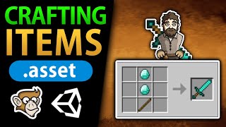 How to Craft Items with Scriptable Objects Unity Tutorial [upl. by Pepito]