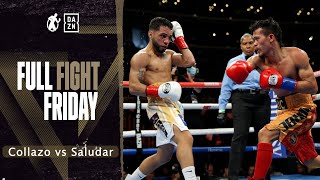 Oscar Collazo vs Victorio Saludar WBA Minimumweight Title Eliminator fullfight [upl. by Nosilla]