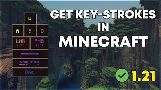 121 How to download and install keystrokes mod in minecraft 121 [upl. by Gillmore]