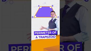 What is a trapezoid and how to find its perimeter Geometry funmath [upl. by Wileen58]